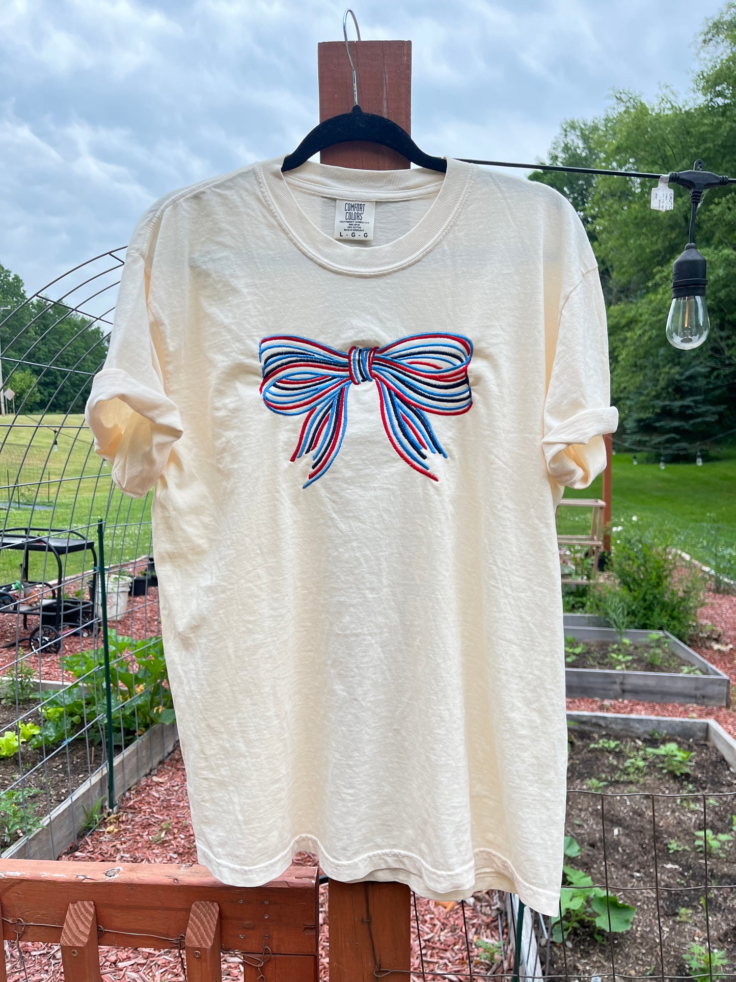 Preppy Bow Patriotic Shirt - Fourth of July Shirt