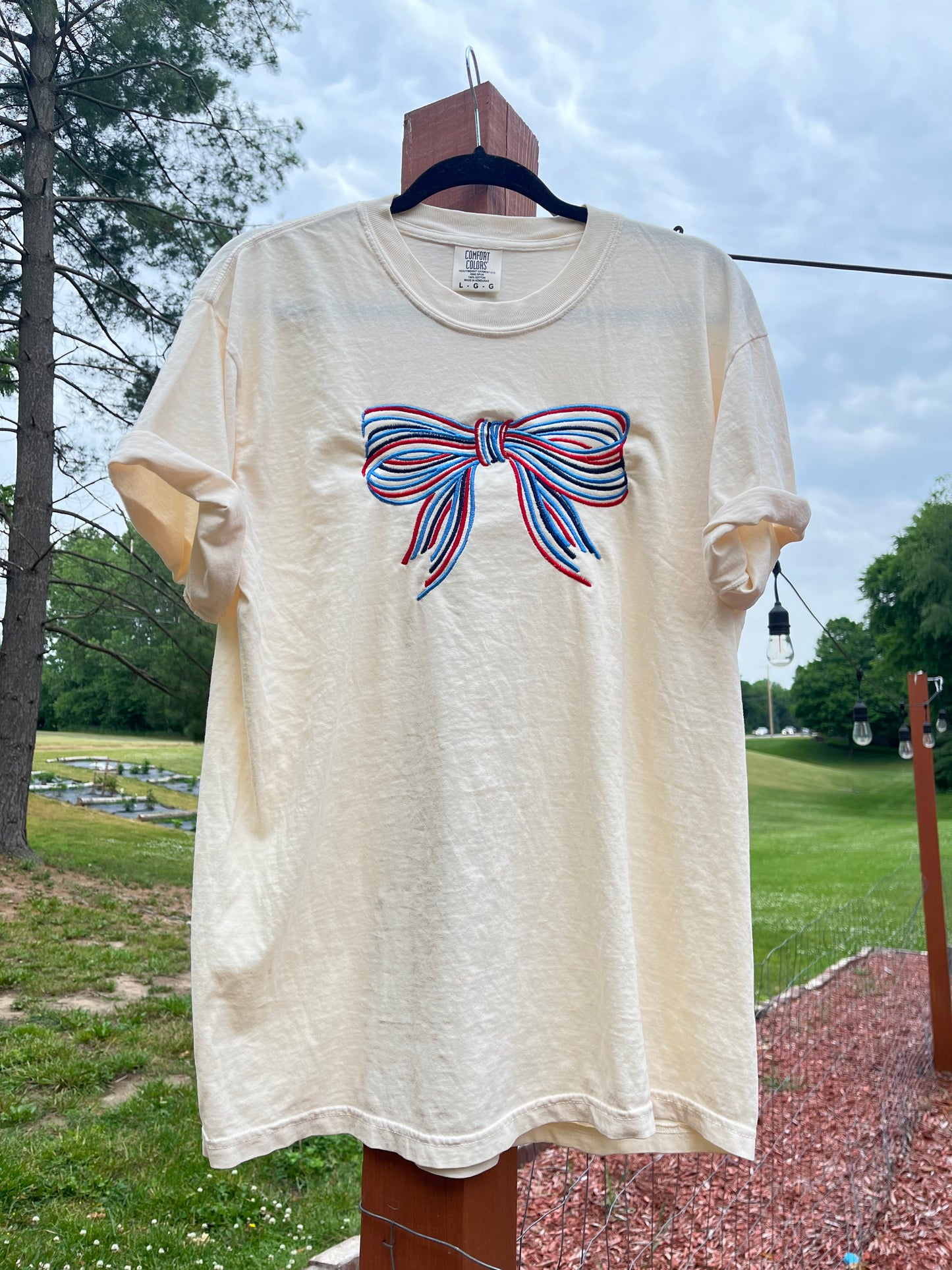 Preppy Bow Patriotic Shirt - Fourth of July Shirt