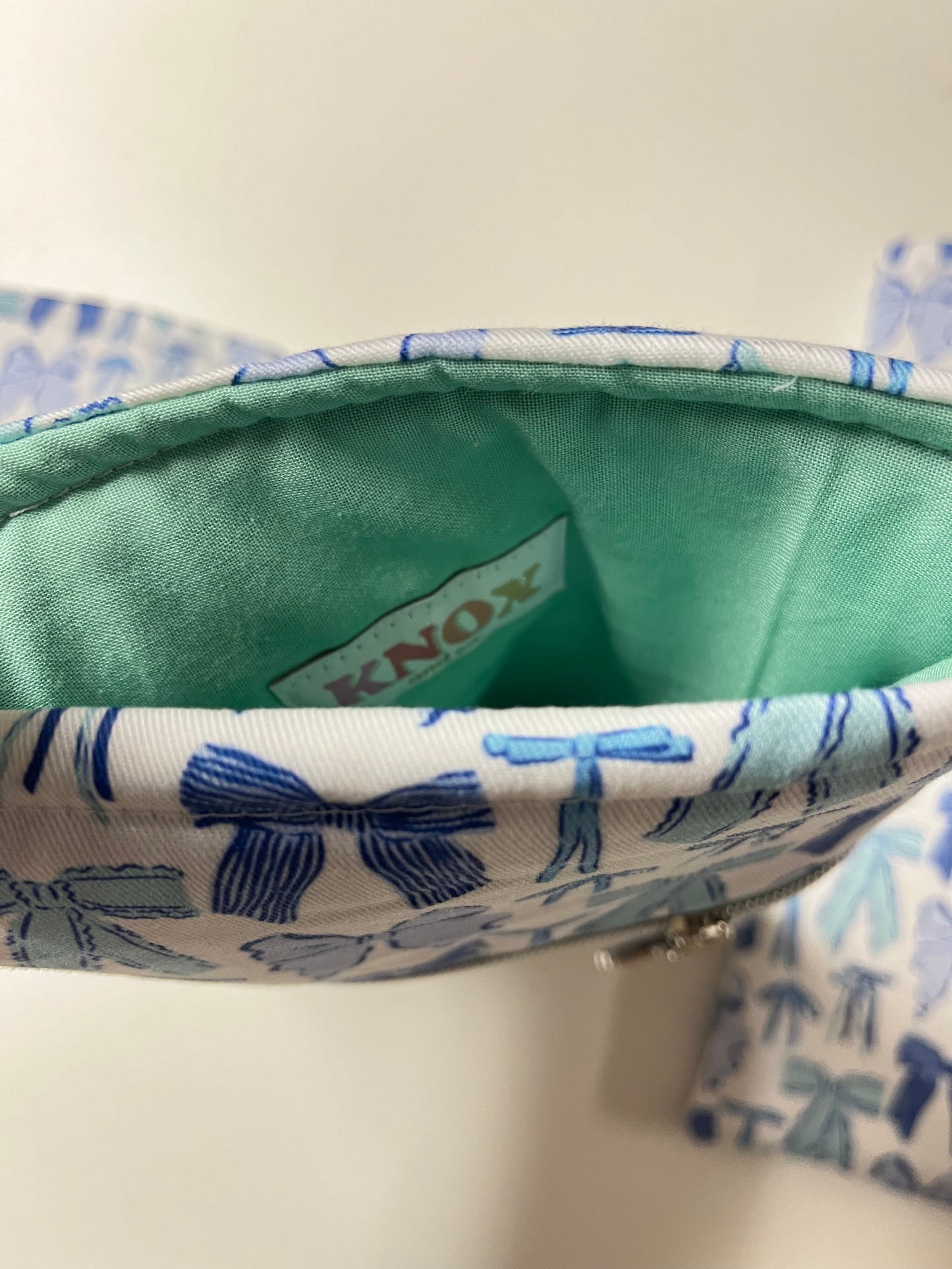 Book Sleeve - blue bows