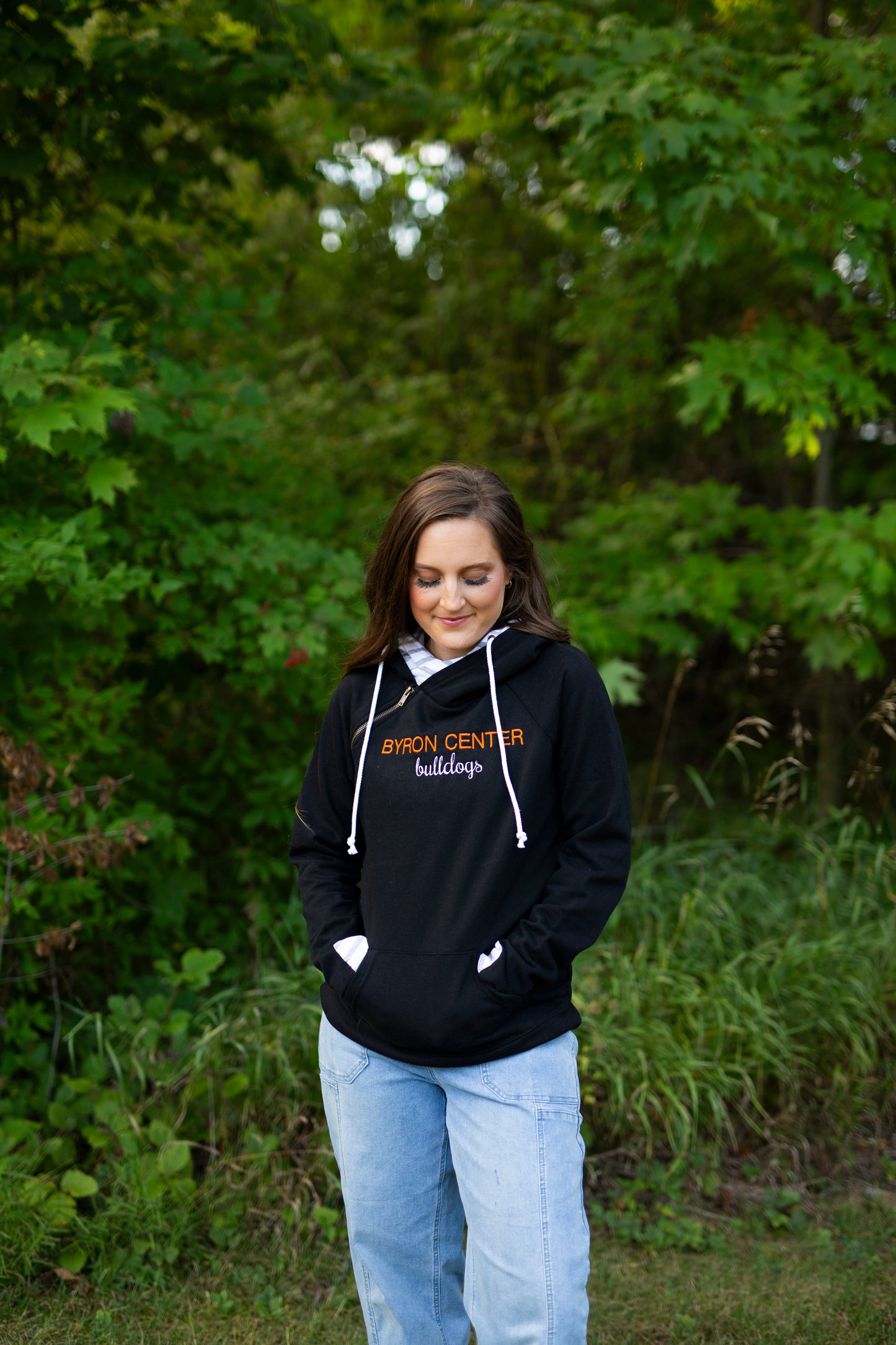 Byron Center Bulldogs Sweatshirt- double hood