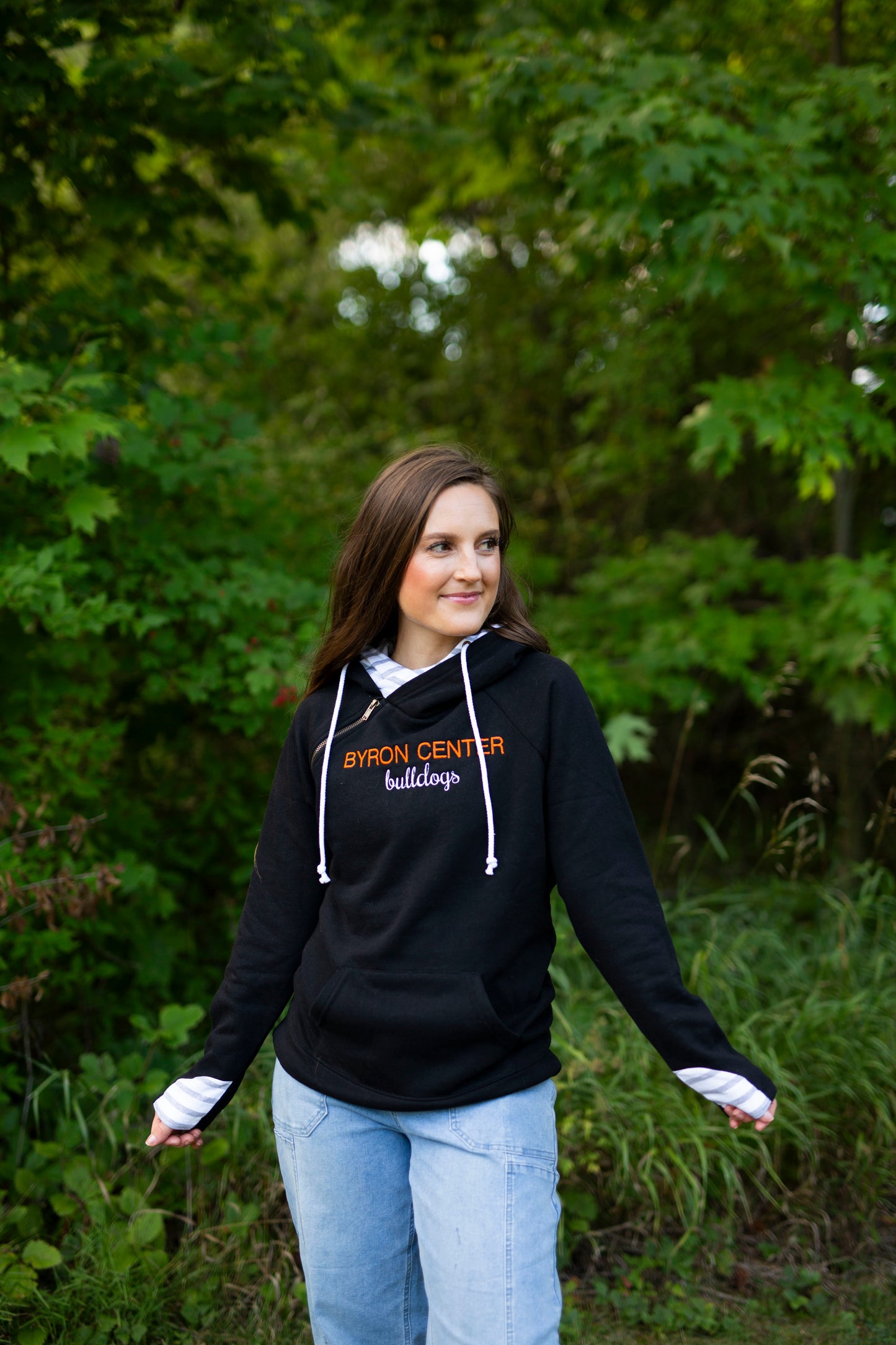 Byron Center Bulldogs Sweatshirt- double hood