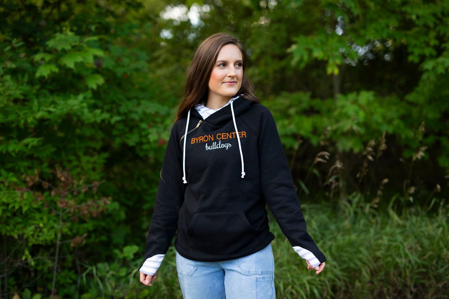 Byron Center Bulldogs Sweatshirt- double hood
