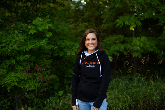 Byron Center Bulldogs Sweatshirt- double hood