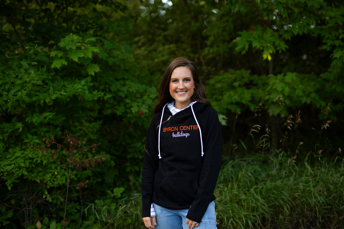 Byron Center Bulldogs Sweatshirt- double hood