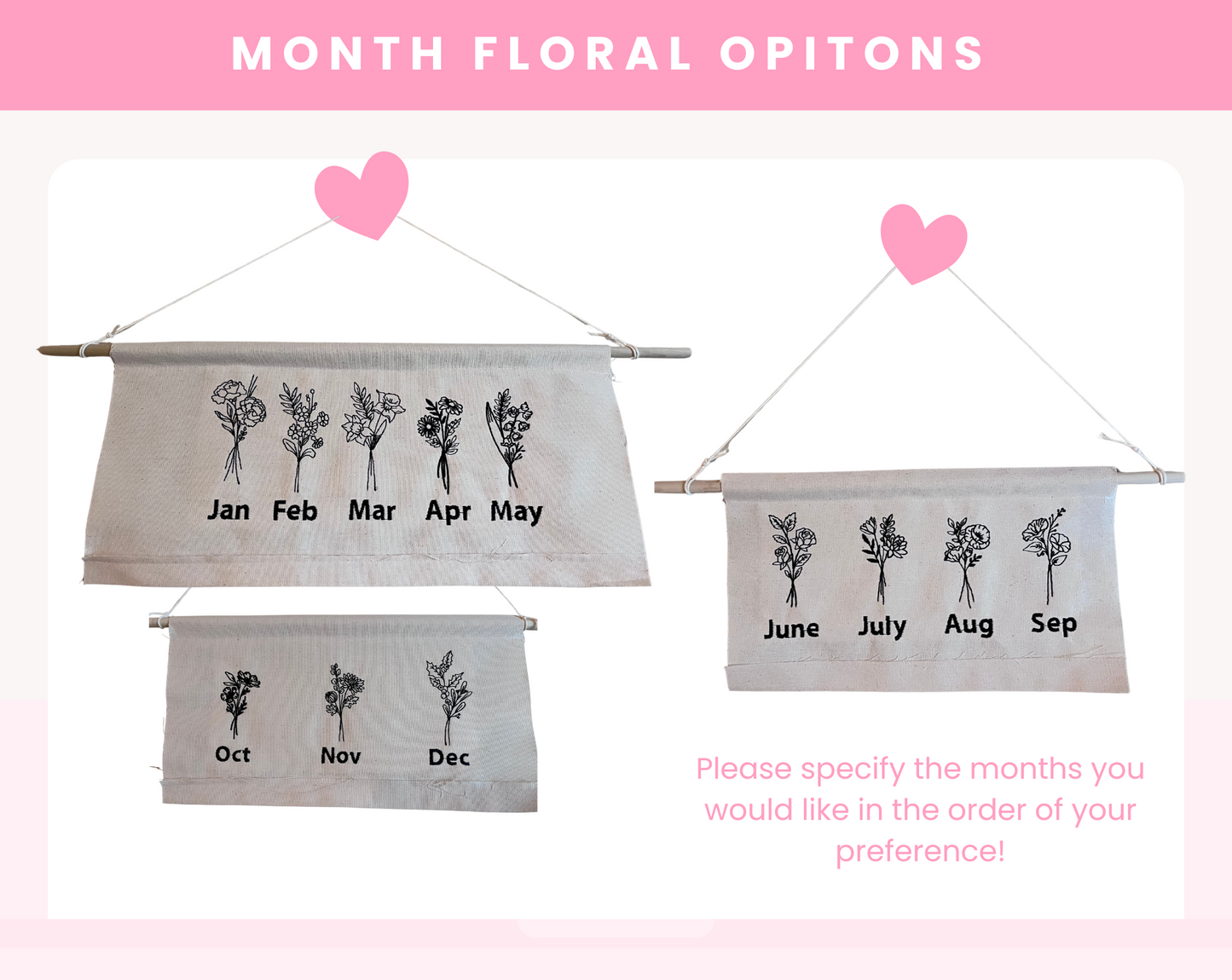 Birth Flower Wall decor