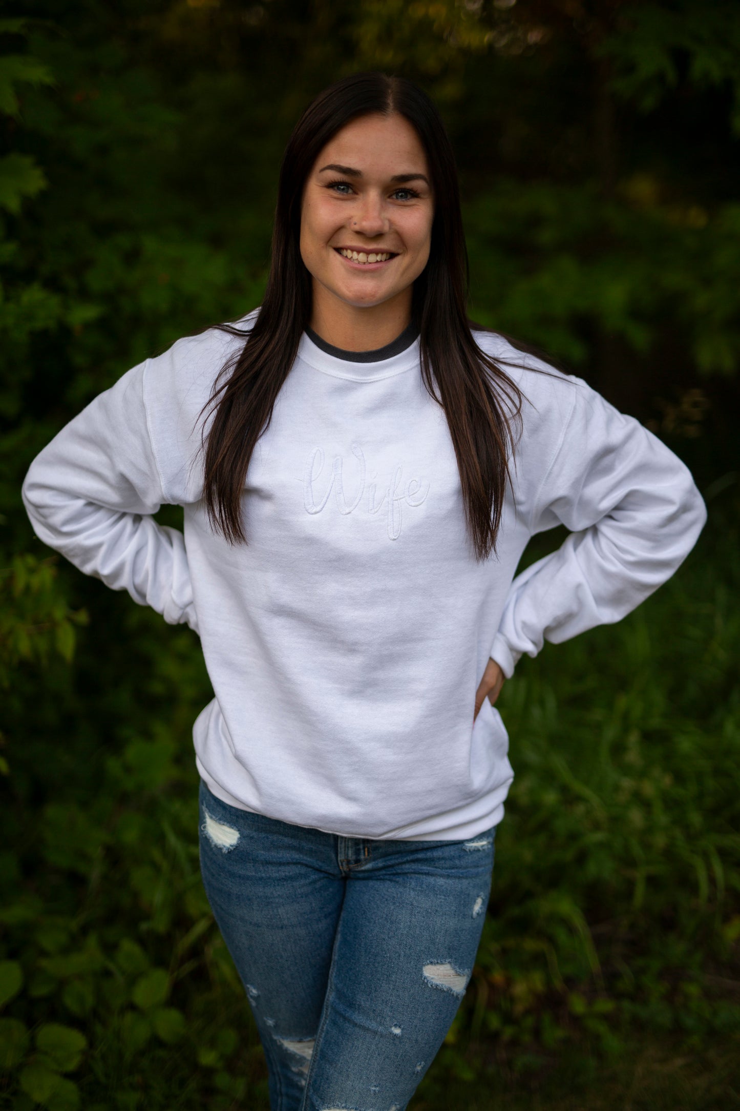 Wife Sweatshirt - Bright White