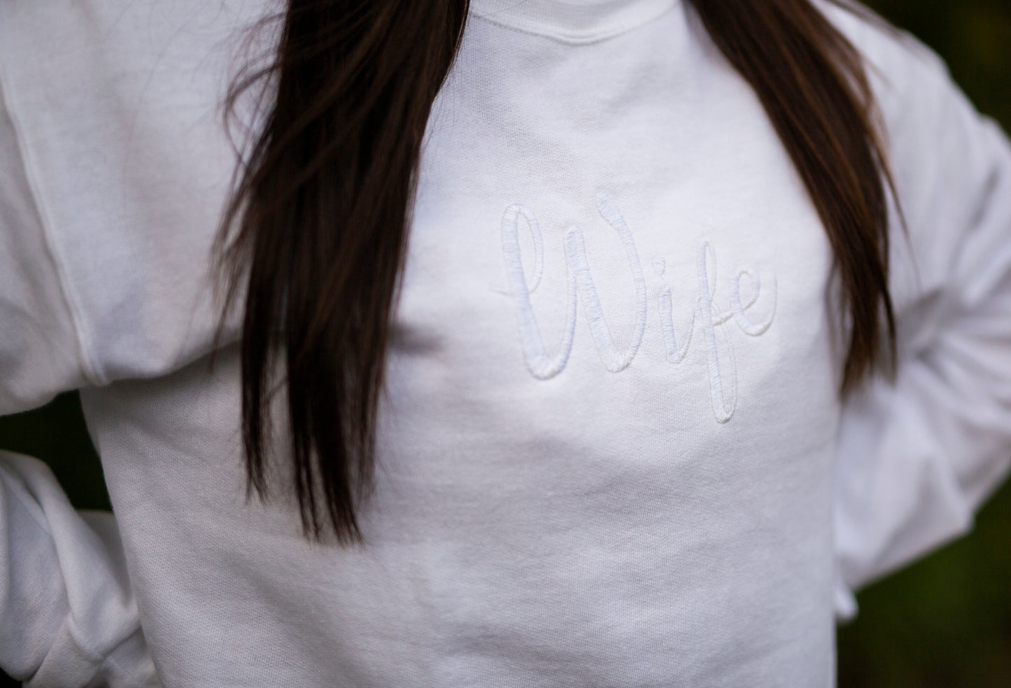 Wife Sweatshirt - Bright White