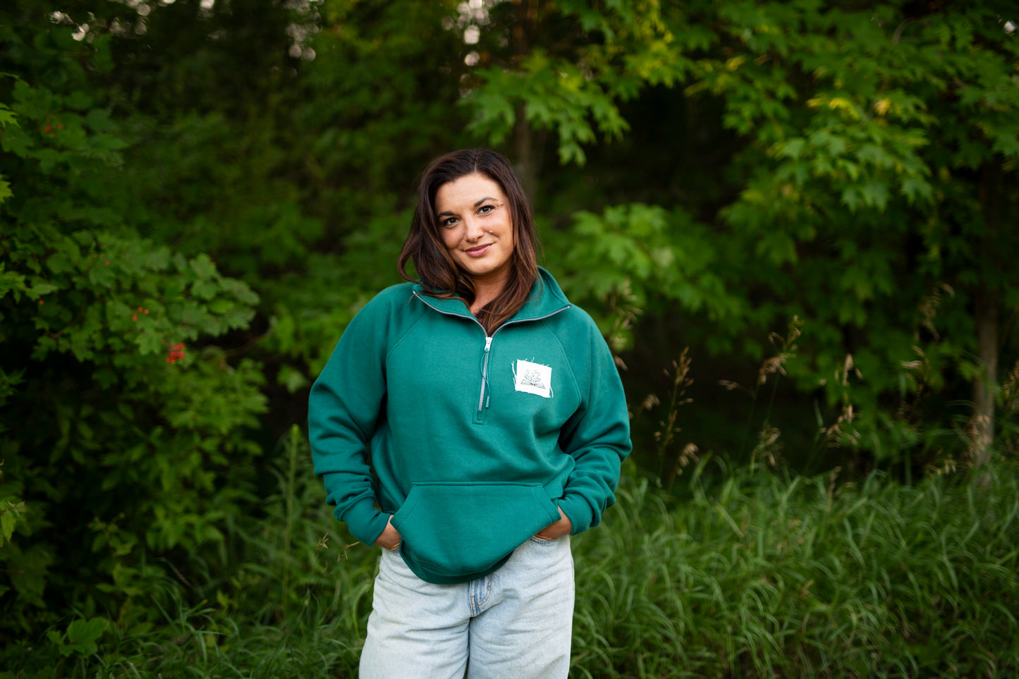 Patch book sweatshirt