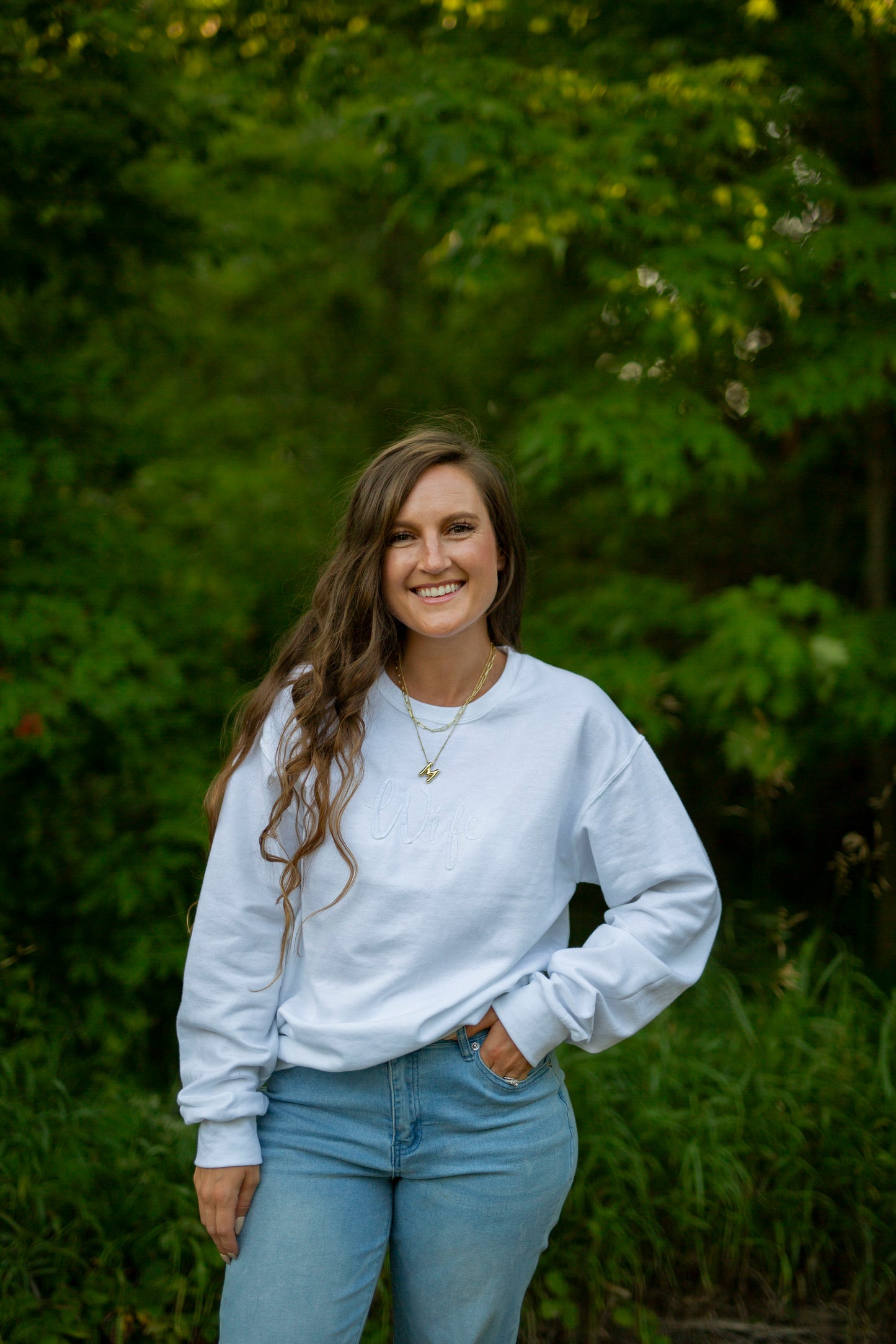 Wife Sweatshirt - Bright White