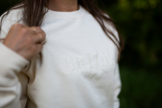 Bride Sweatshirt - Cream