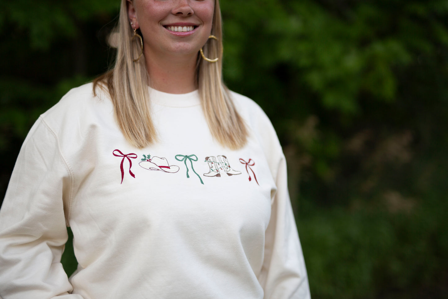 Western Christmas sweatshirt