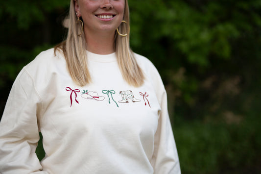 Western Christmas sweatshirt