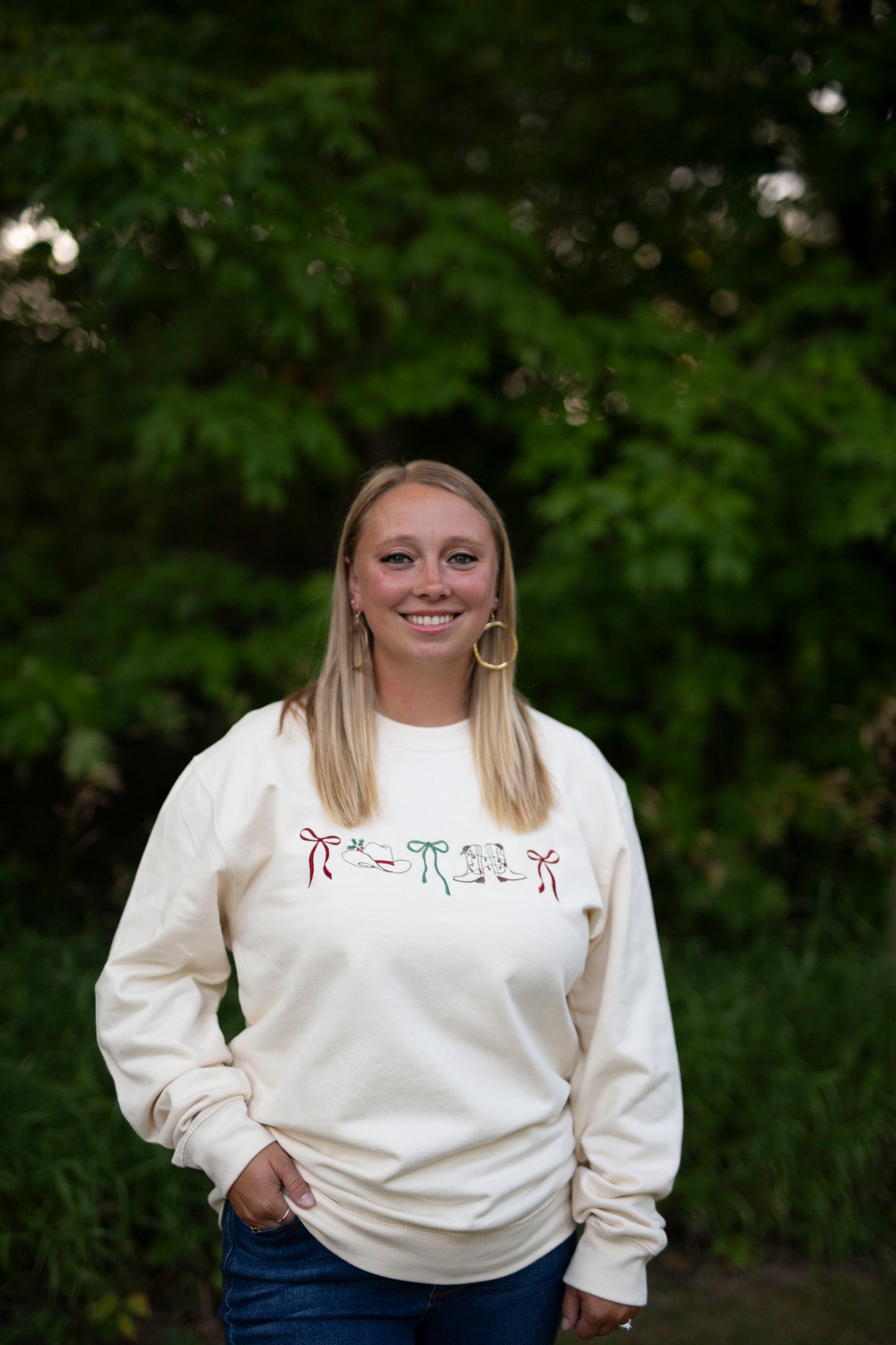 Western Christmas sweatshirt