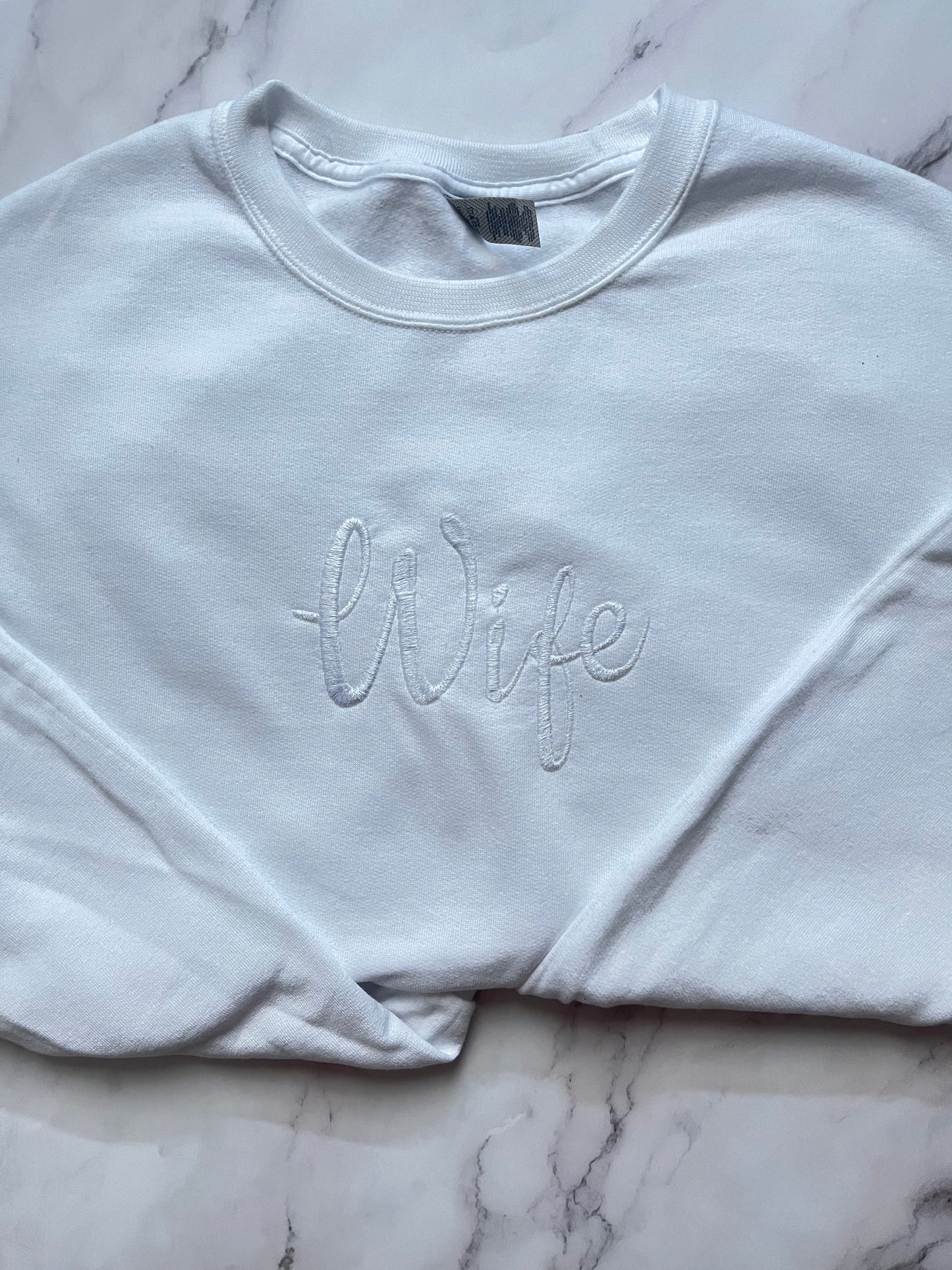 Wife Sweatshirt - Bright White