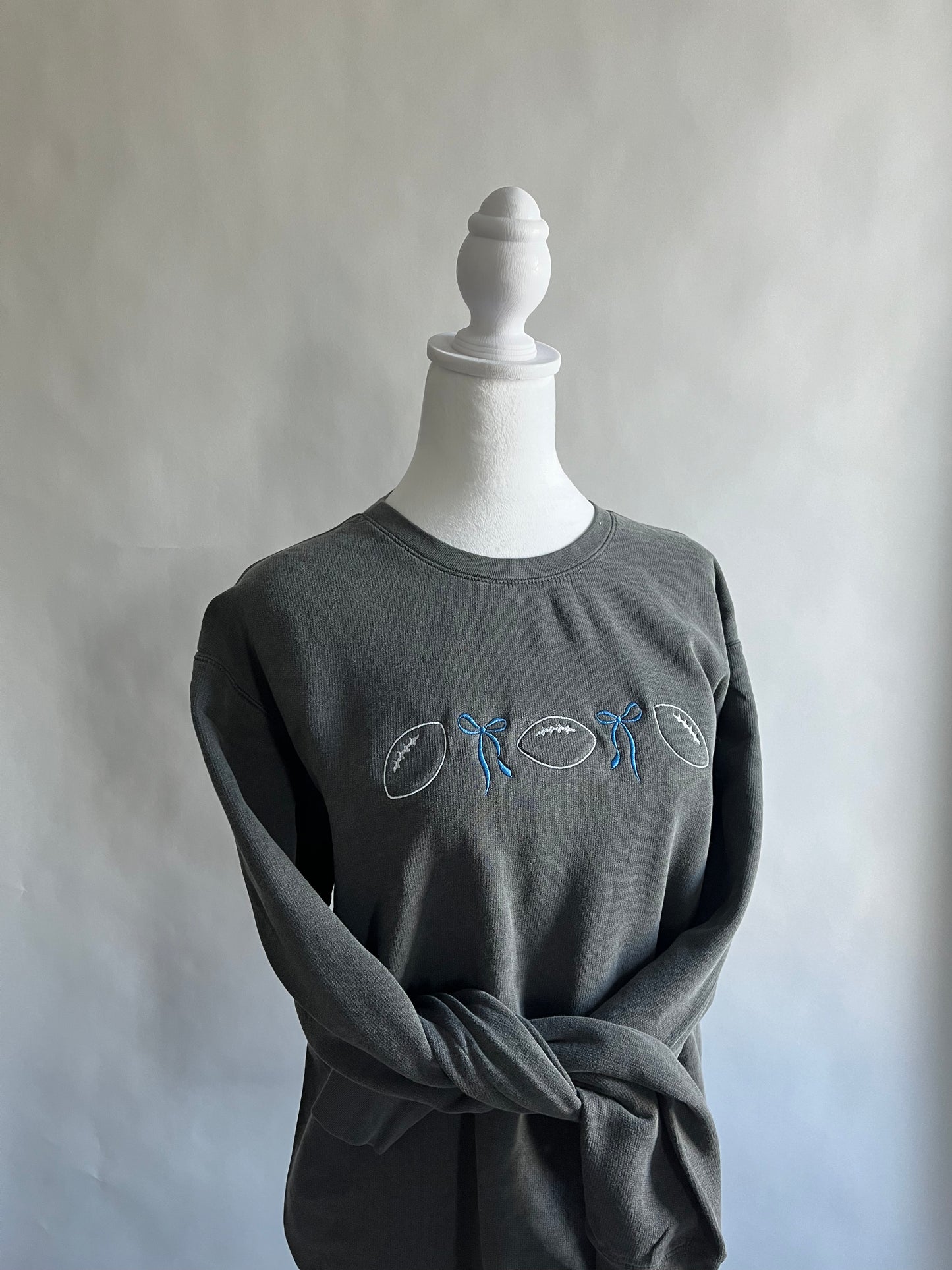 Women's Football and bows Sweatshirt