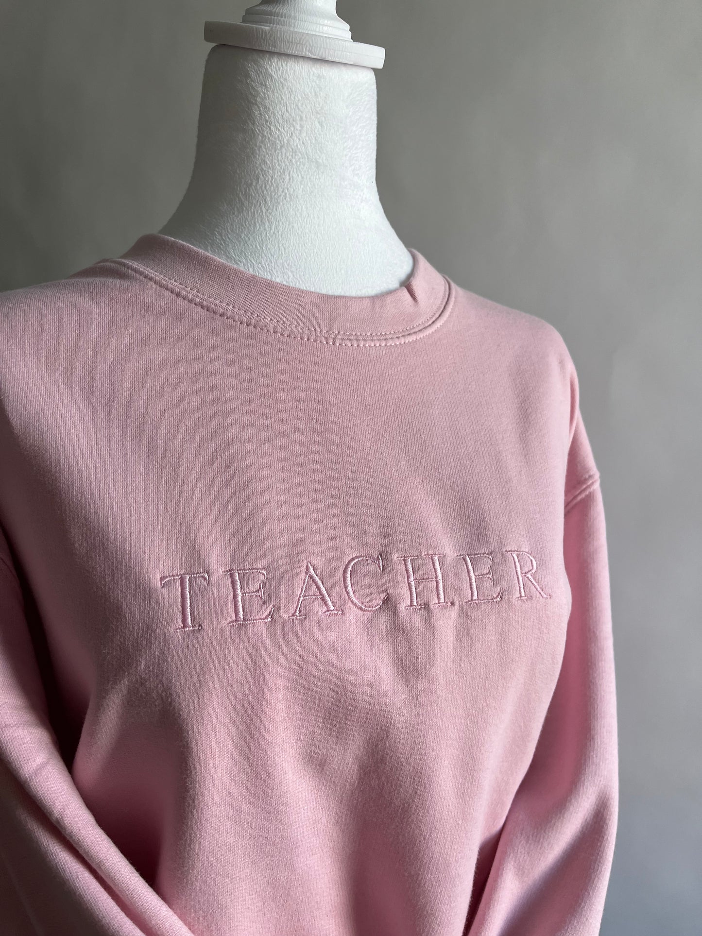 Teacher Sweatshirt -Pink