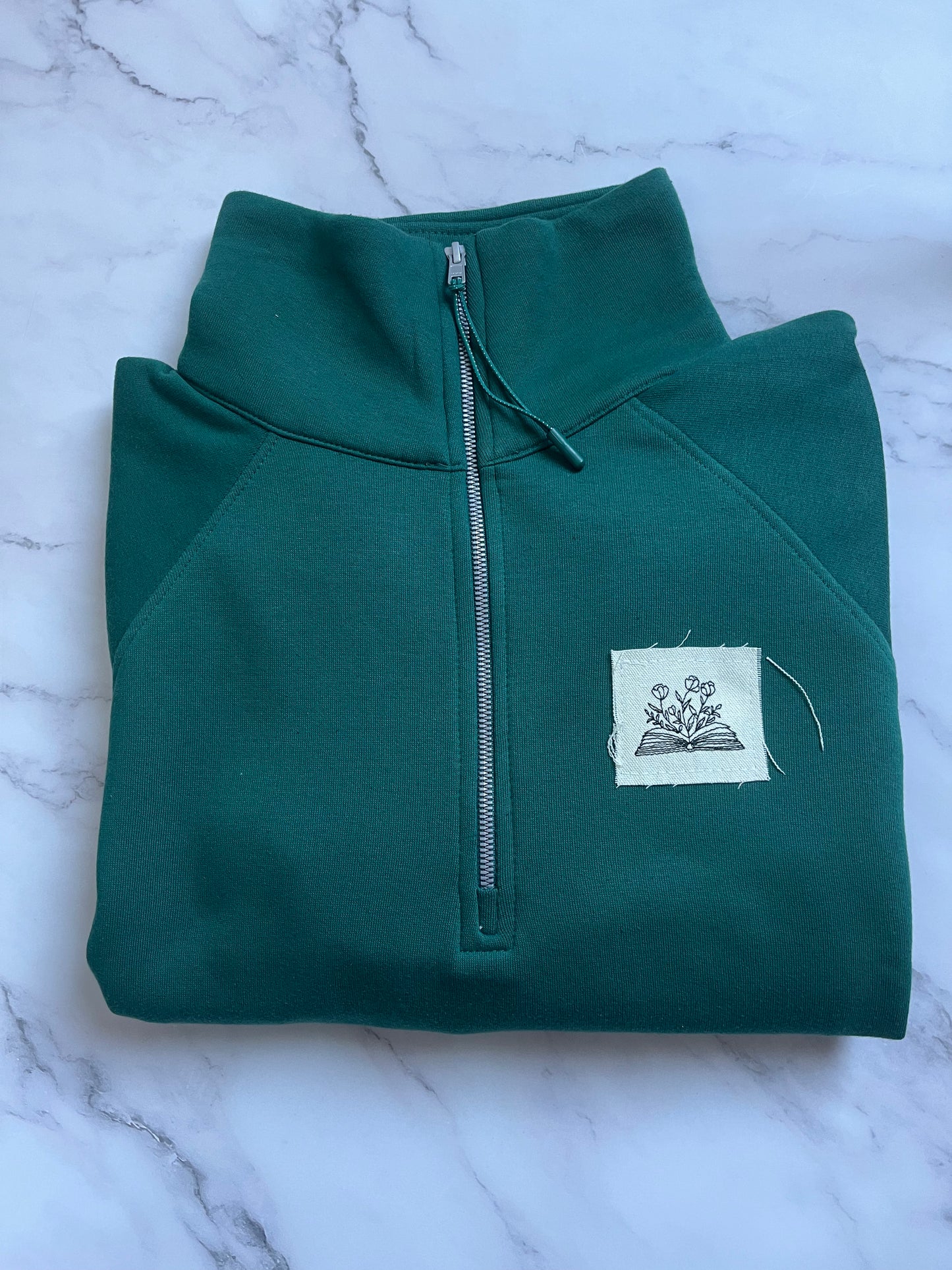 Patch book sweatshirt
