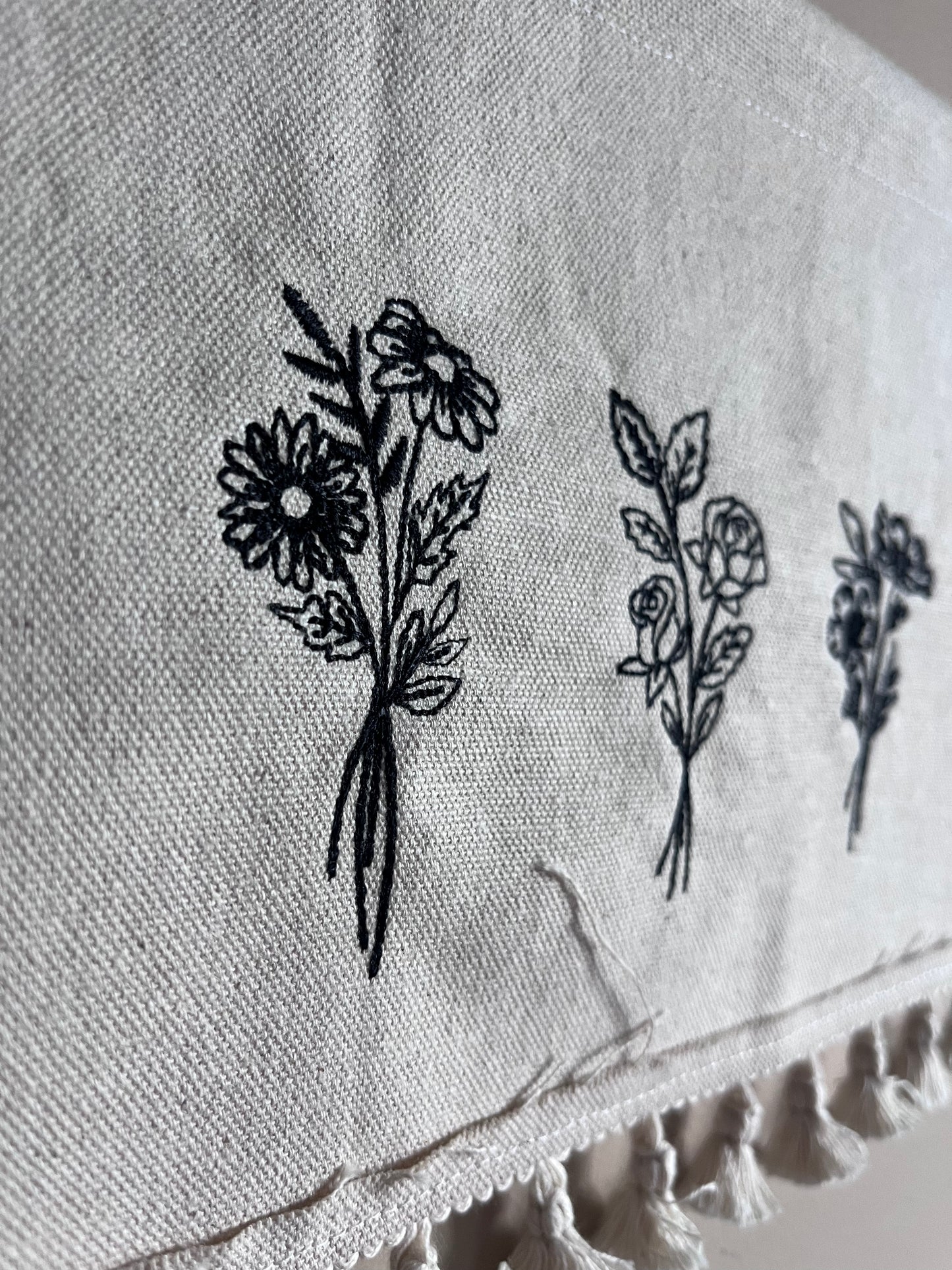 Birth flower wall decor