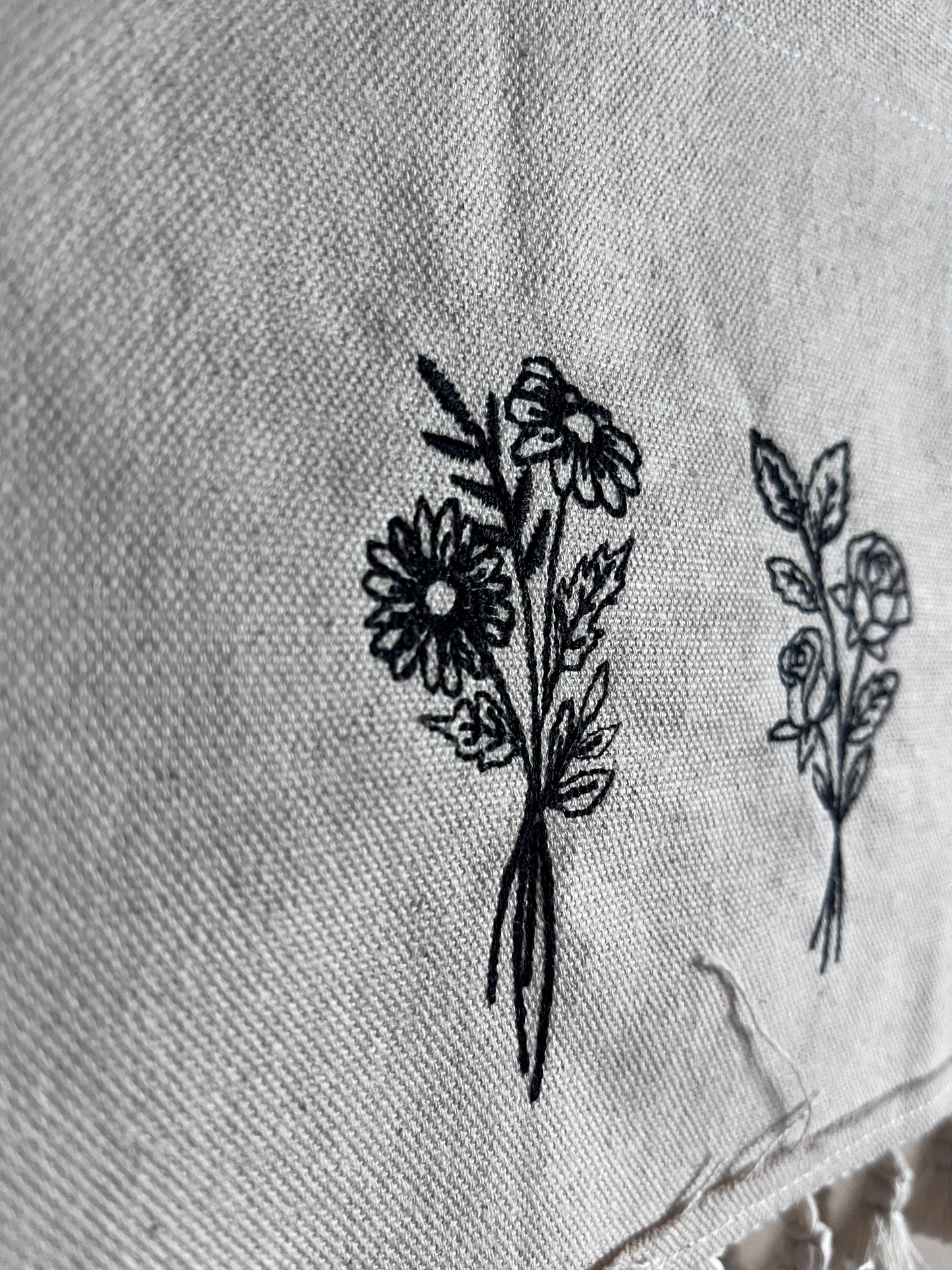 Birth flower wall decor