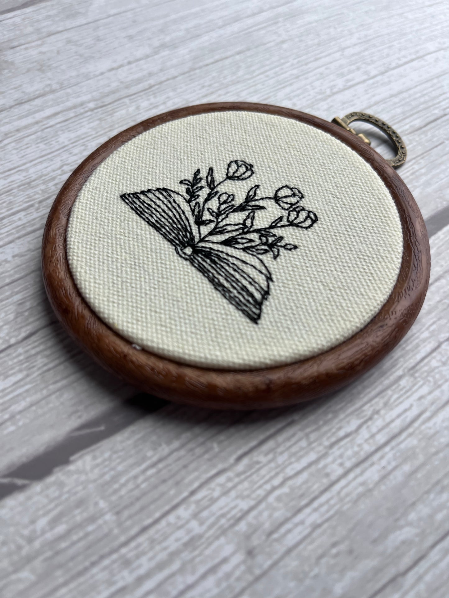 Book Ornament / Decor - Dark wood