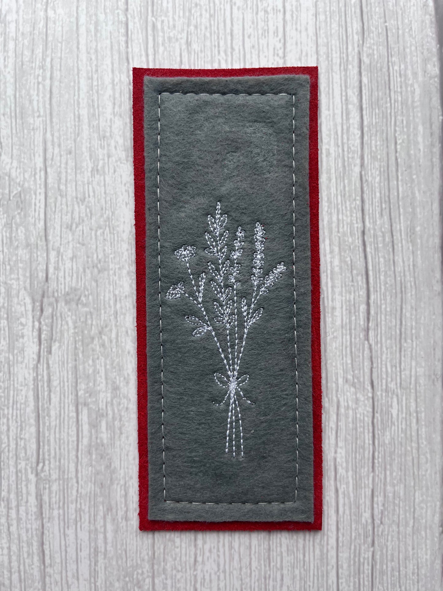 Floral Bookmark - Autumn Days