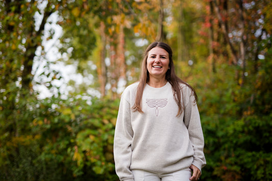 Boot Stitch Embroidered Sweater