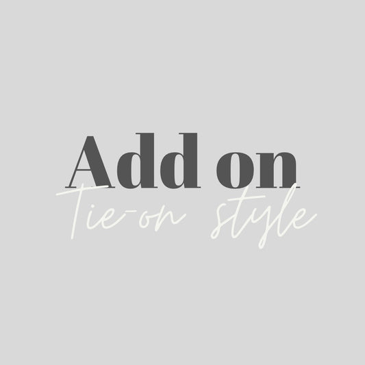 Add on - Tie on style, tie on dog bandana