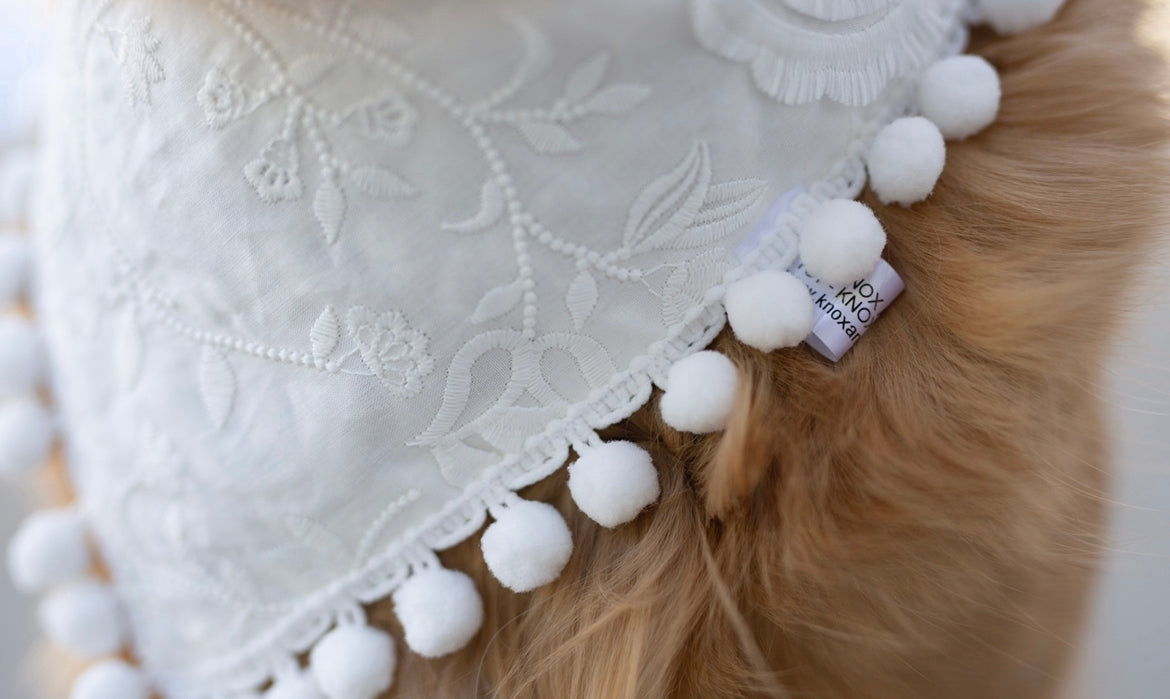 Wedding Dog Bandana - Eloise