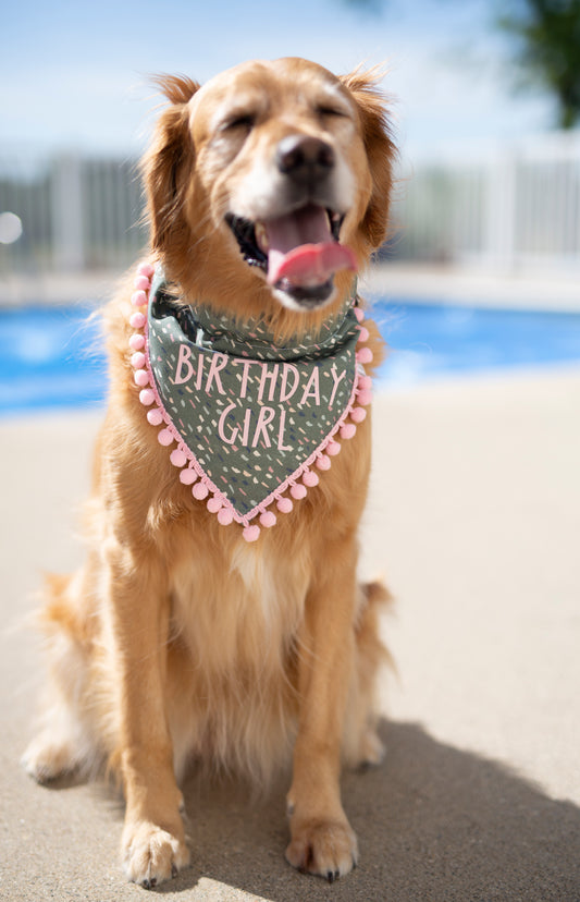 Birthday girl - Luna ( Olive Green )