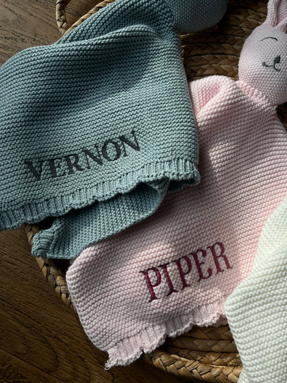 Personalized Knit Lovey