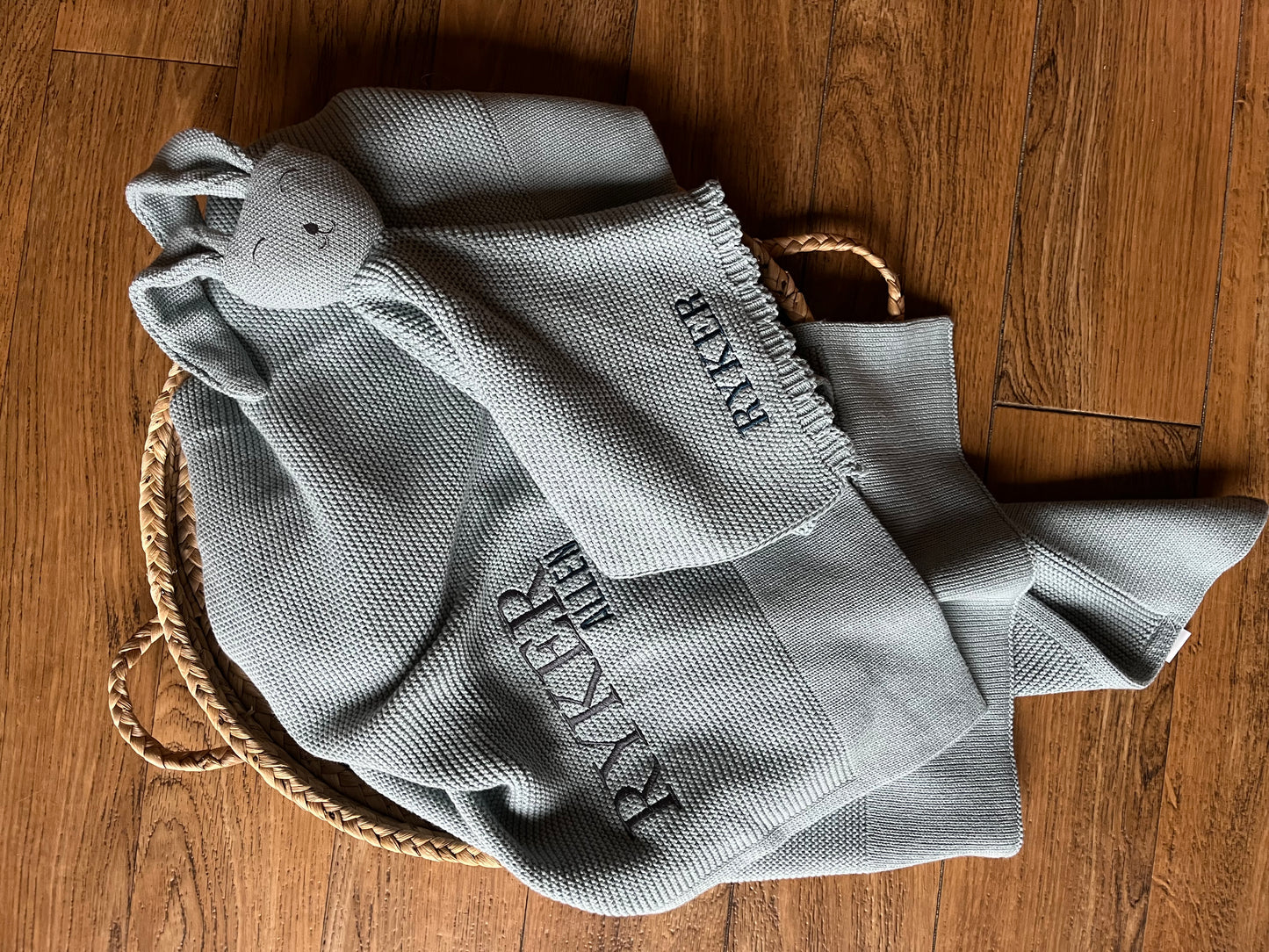 Personalized Baby Blanket - Blue