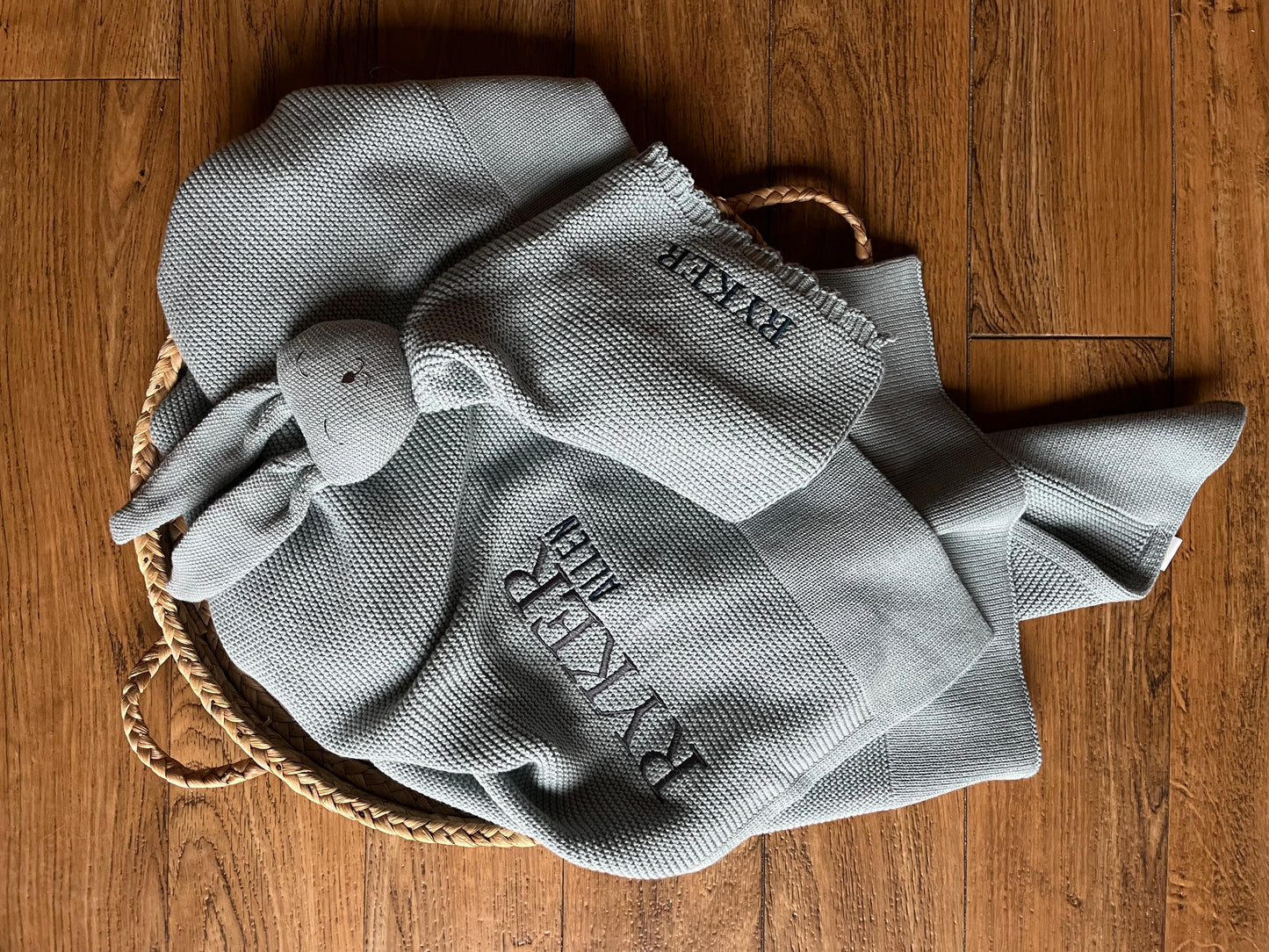 Personalized Baby Blanket - Blue