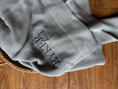 Personalized Baby Blanket - Blue
