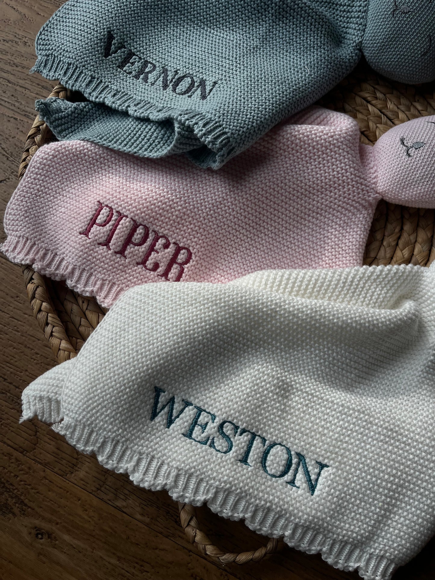 Personalized Knit Lovey