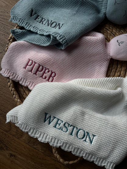 Personalized Knit Lovey