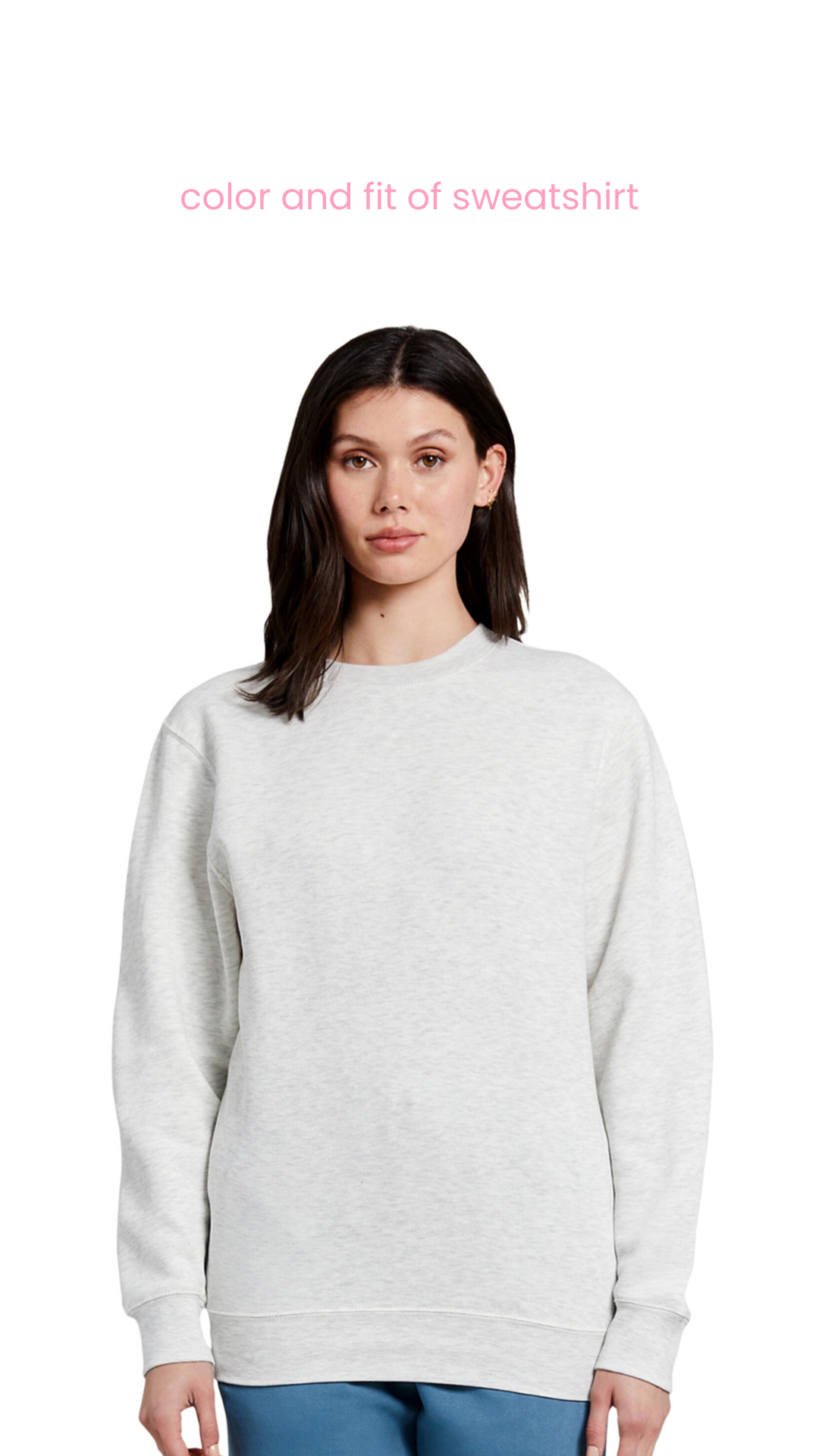 Embroidered Queen of Hearts Sweatshirt - Gray
