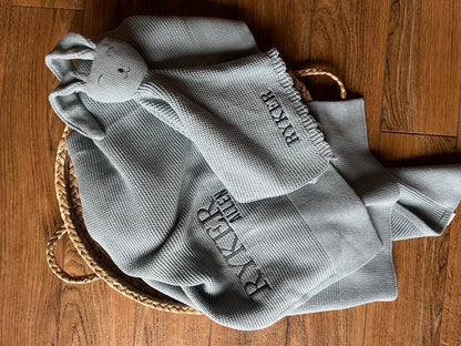 Personalized Baby Blanket - Blue