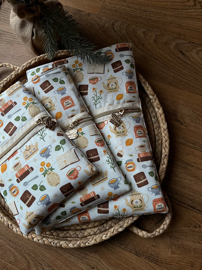 Book Sleeve - Winter Tea