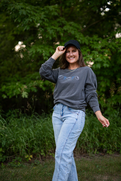Women's Football and bows Sweatshirt