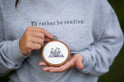 Book Ornament / Decor - Dark wood