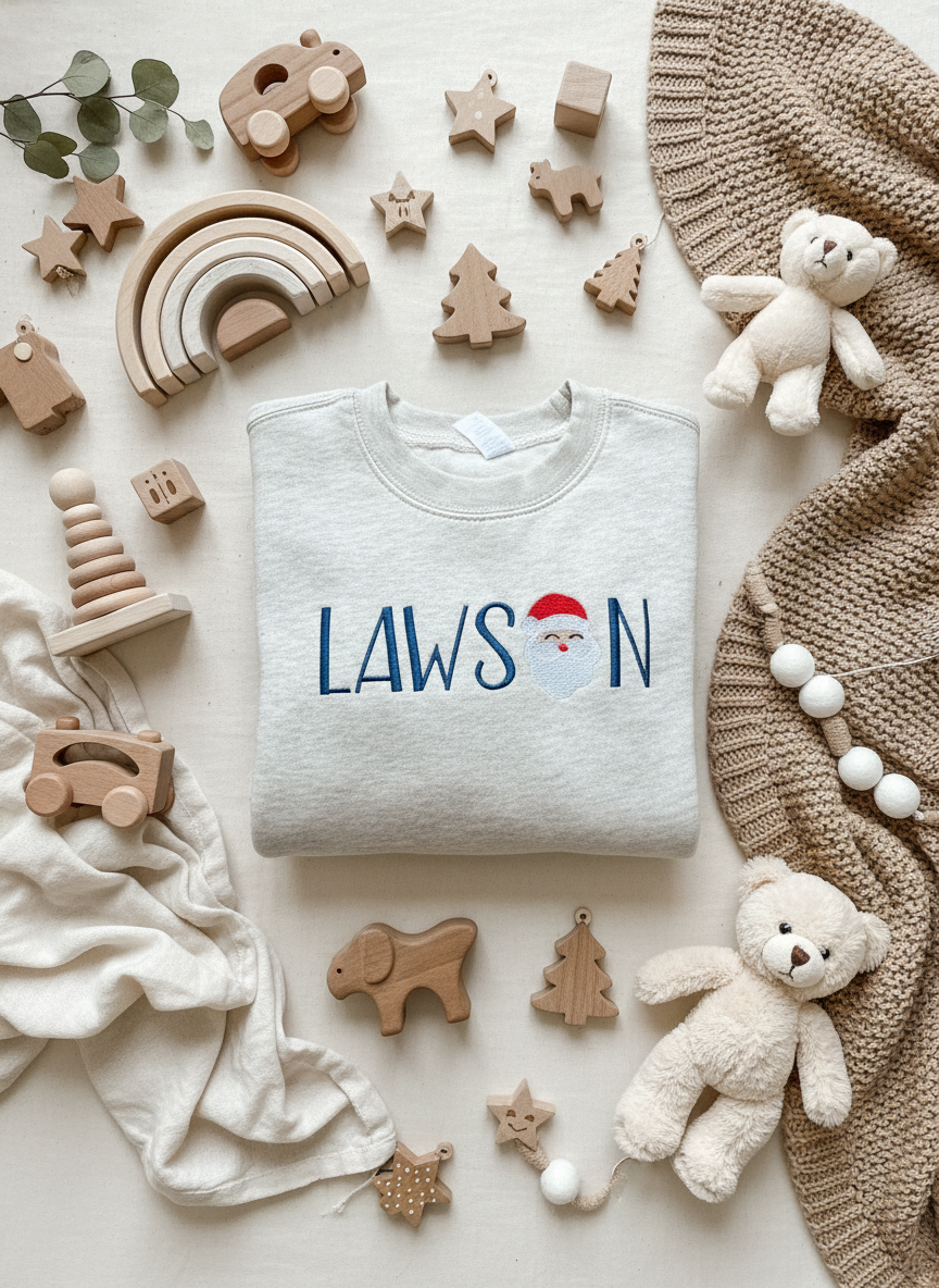Personalized Kids Christmas Sweatshirt