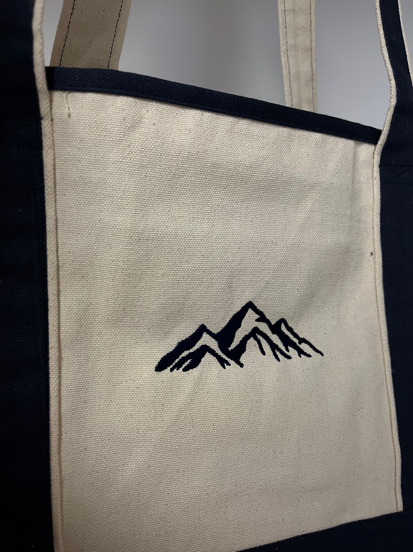Embroidered Mountain Tote