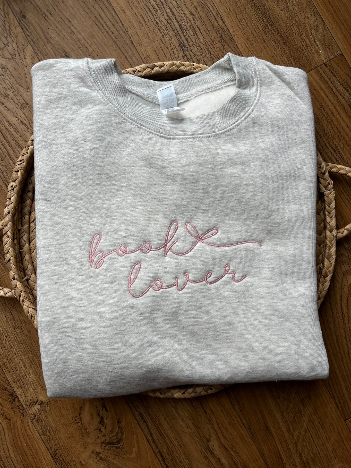 Book Lover with bow sweatshirt