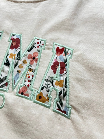 Mama embroidered - Bow t-shirt