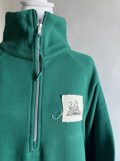 Patch book sweatshirt