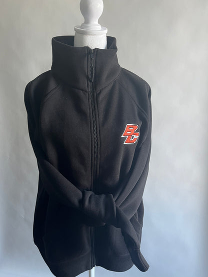Byron Center Bulldogs Football Sweatshirt Zip up Black
