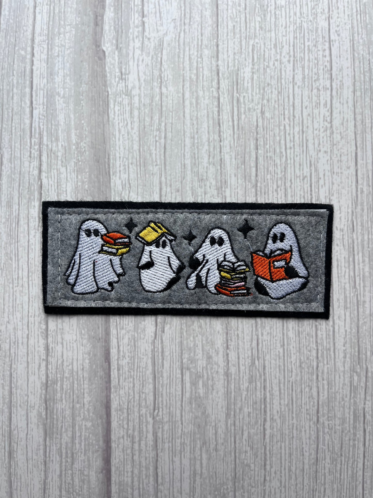 Ghost Embroidered Bookmark