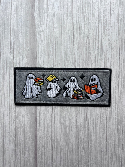 Ghost Embroidered Bookmark