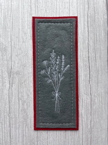 Floral Bookmark - Autumn Days