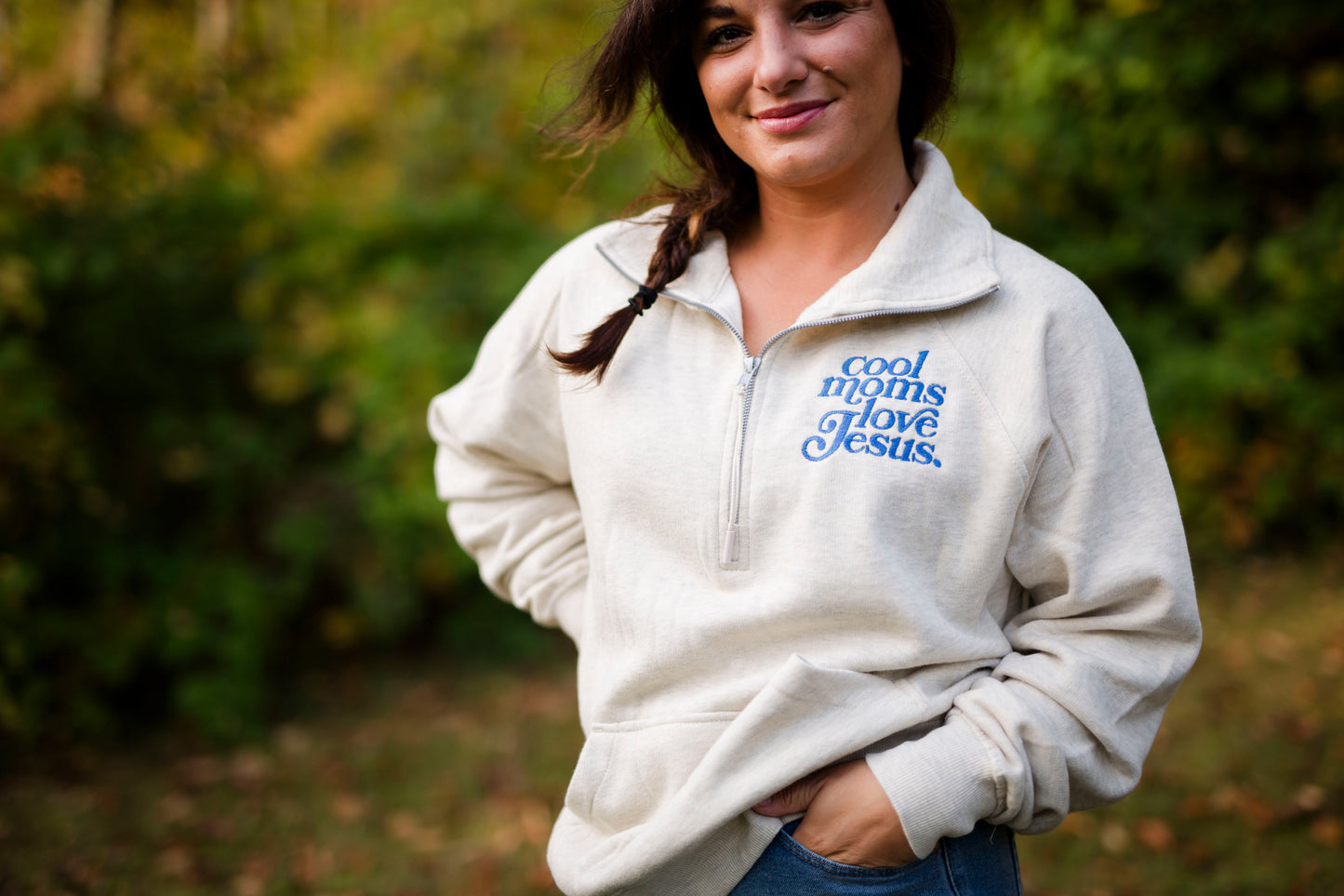 Cool Moms Love Jesus - Cream